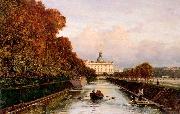 Alexey Bogolyubov View to Michael's Castle in Petersburg from Lebiazhy Canal USA oil painting artist
